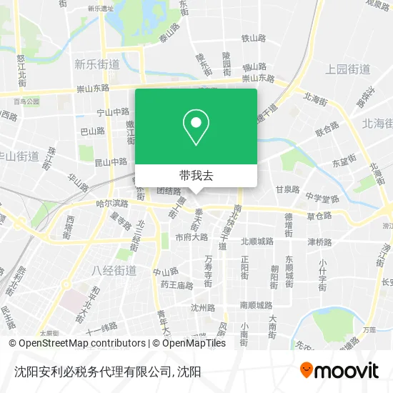 沈阳安利必税务代理有限公司地图