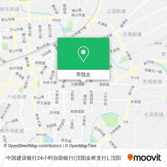 中国建设银行24小时自助银行(沈阳金桥支行)地图