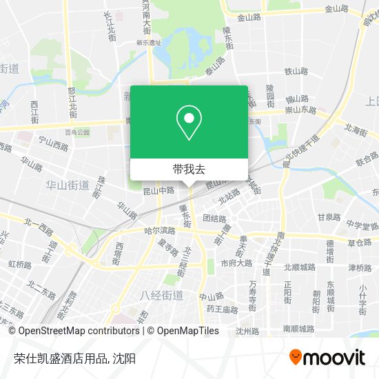 荣仕凯盛酒店用品地图