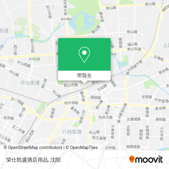 荣仕凯盛酒店用品地图