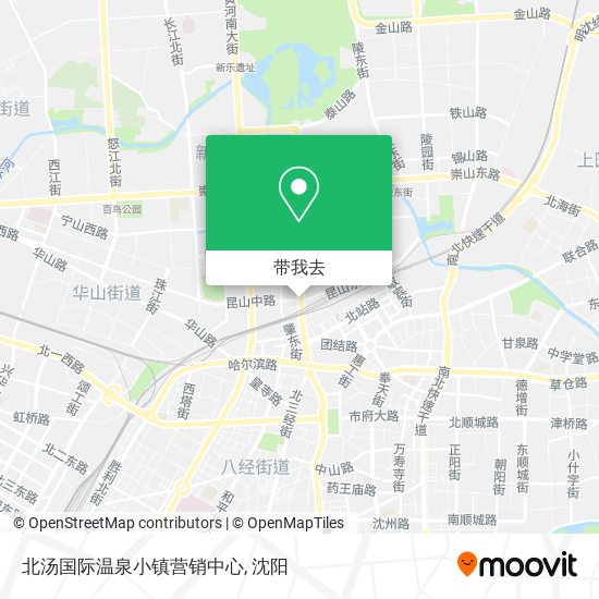 北汤国际温泉小镇营销中心地图