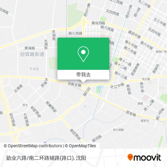 勋业六路/南二环路辅路(路口)地图