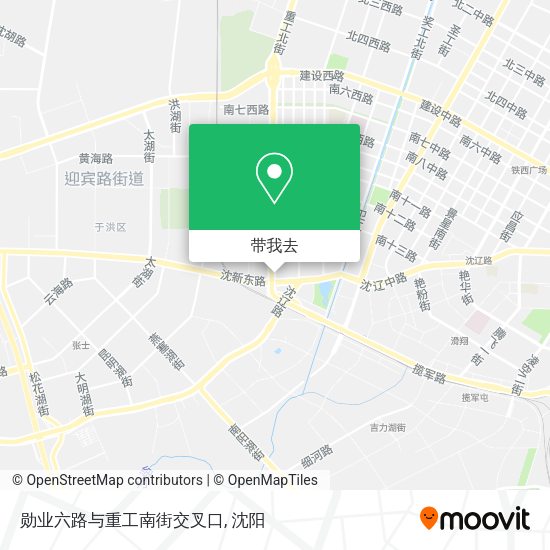 勋业六路与重工南街交叉口地图