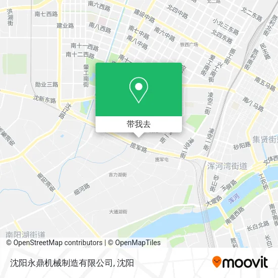 沈阳永鼎机械制造有限公司地图