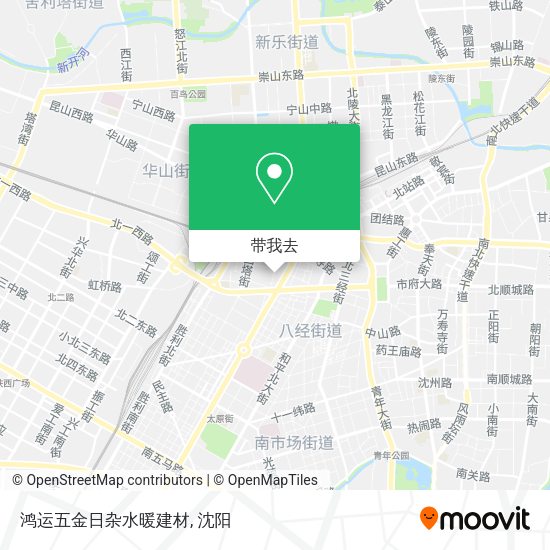 鸿运五金日杂水暖建材地图