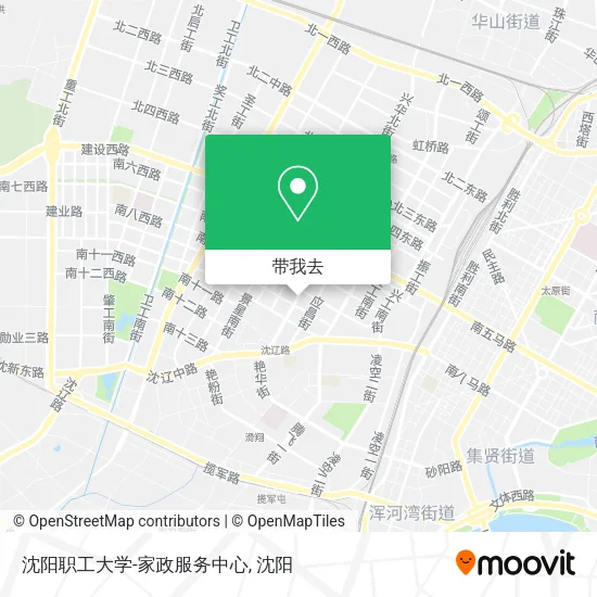 沈阳职工大学-家政服务中心地图