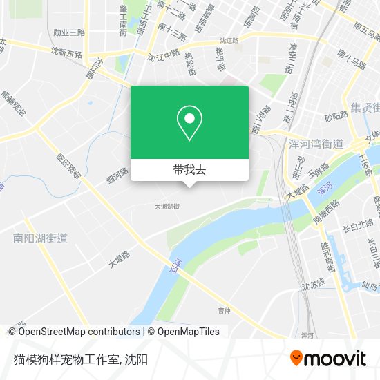 猫模狗样宠物工作室地图