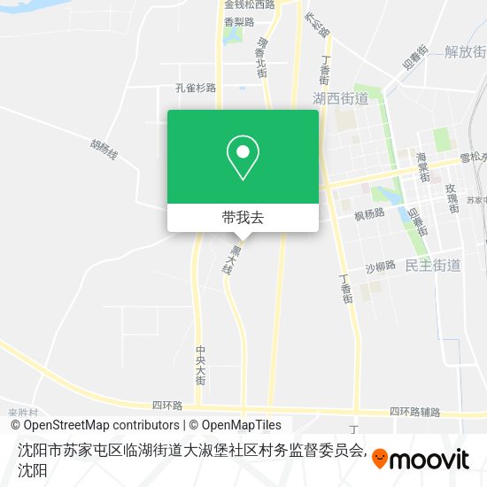 沈阳市苏家屯区临湖街道大淑堡社区村务监督委员会地图