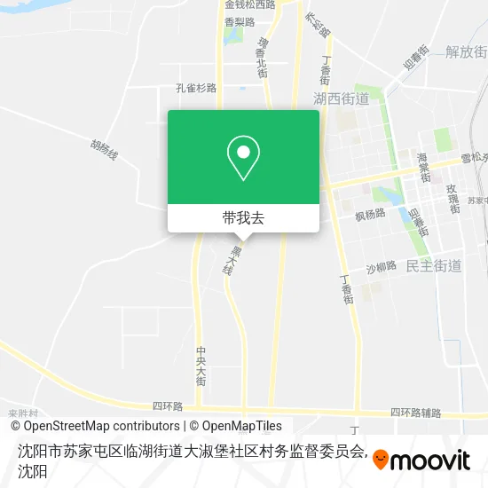 沈阳市苏家屯区临湖街道大淑堡社区村务监督委员会地图