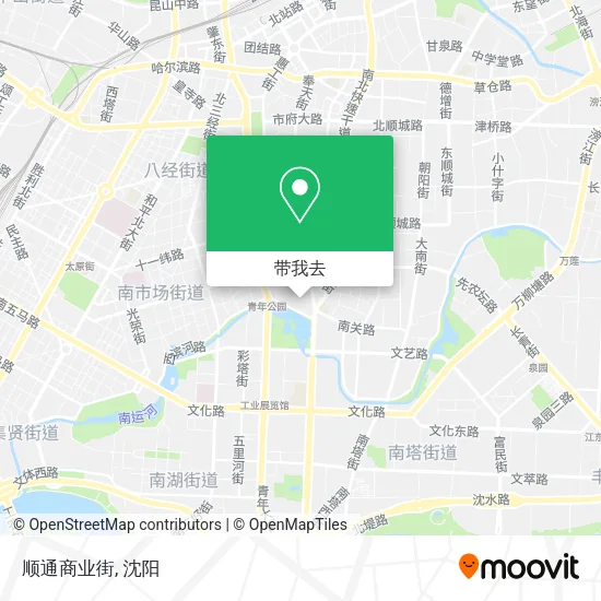 顺通商业街地图