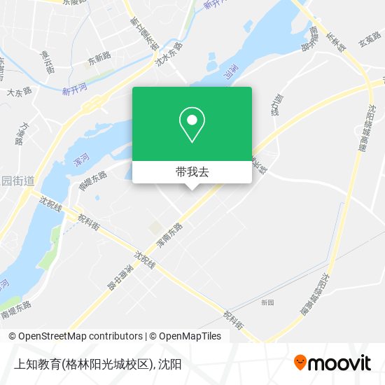 上知教育(格林阳光城校区)地图