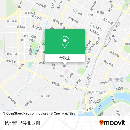 艳华街-15号楼地图