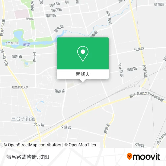 蒲昌路蓝湾街地图