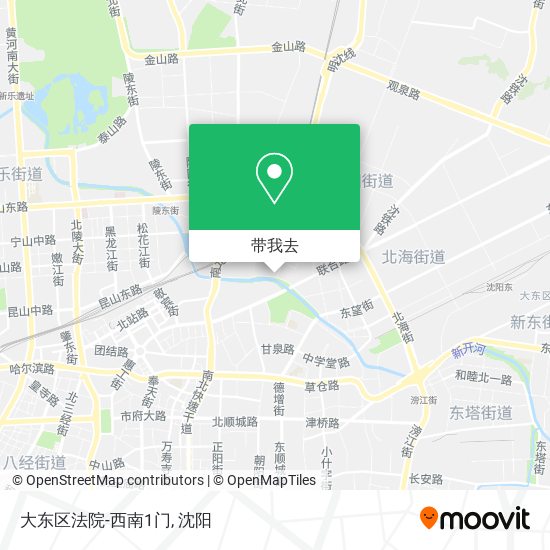 大东区法院-西南1门地图