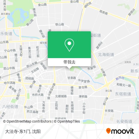 大法寺-东1门地图