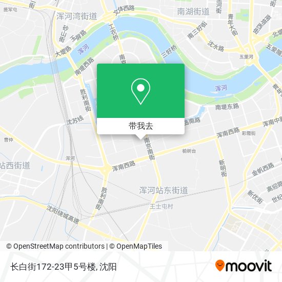 长白街172-23甲5号楼地图
