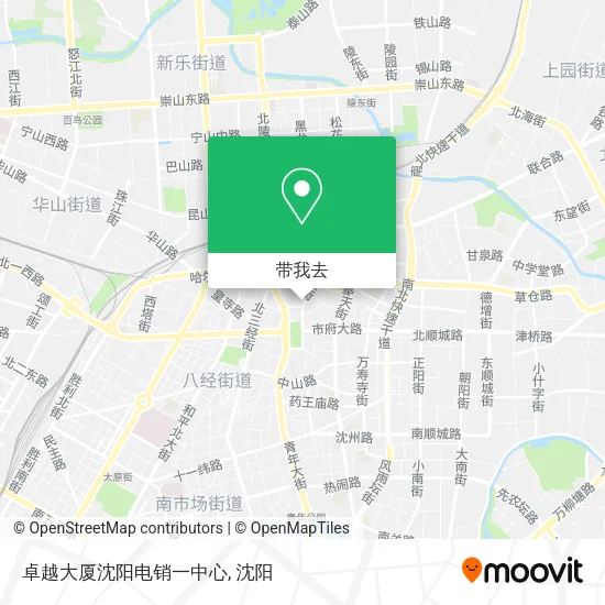 卓越大厦沈阳电销一中心地图