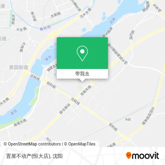 置屋不动产(恒大店)地图
