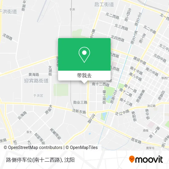 路侧停车位(南十二西路)地图
