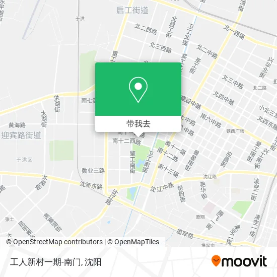 工人新村一期-南门地图