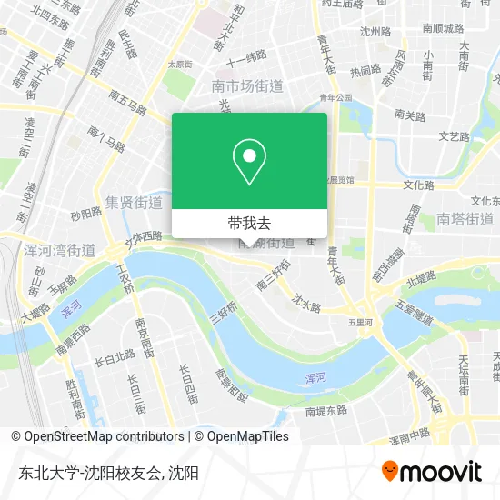 东北大学-沈阳校友会地图