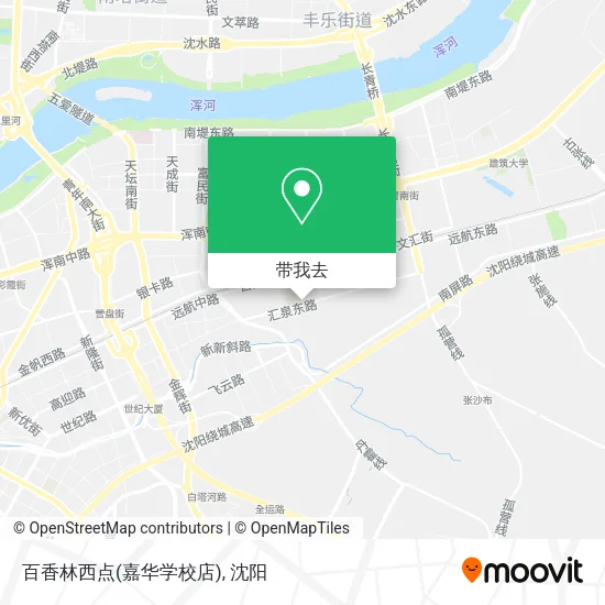 百香林西点(嘉华学校店)地图