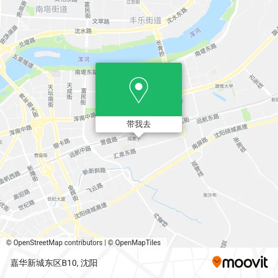 嘉华新城东区B10地图