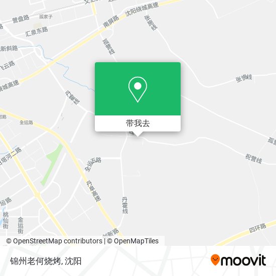 锦州老何烧烤地图