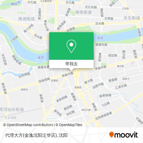 代理大方(金逸沈阳泛华店)地图