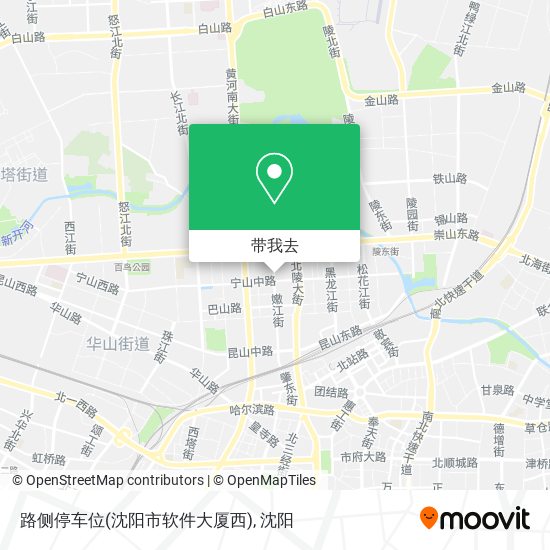 路侧停车位(沈阳市软件大厦西)地图