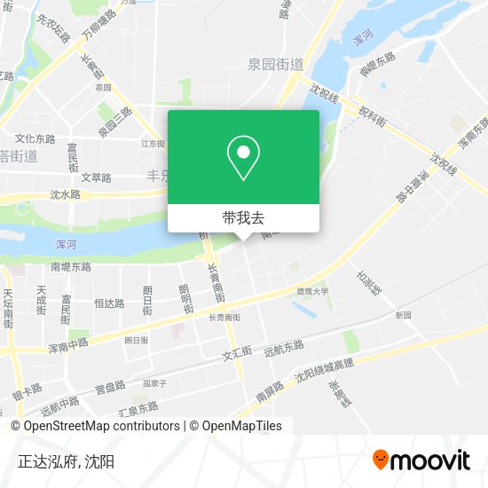 正达泓府地图
