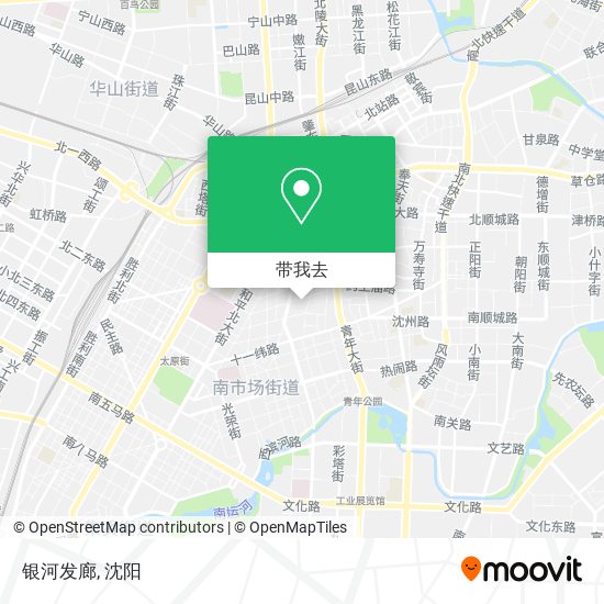 银河发廊地图