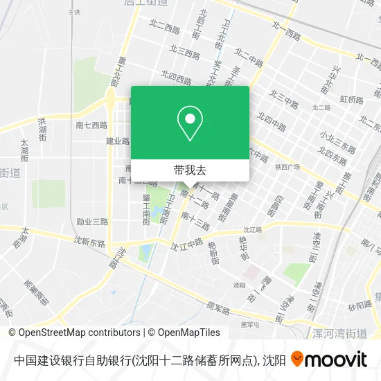 中国建设银行自助银行(沈阳十二路储蓄所网点)地图