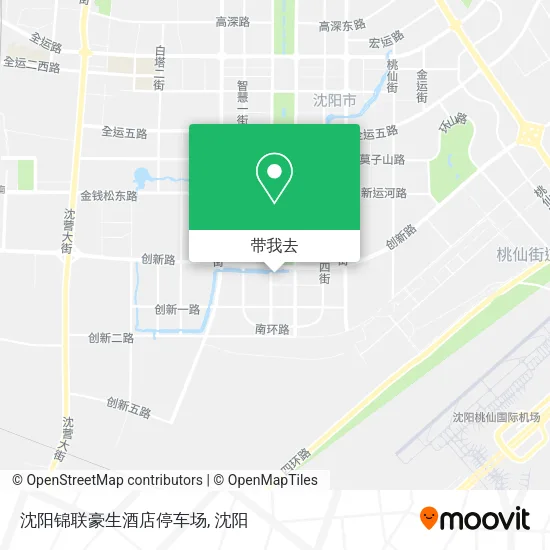 沈阳锦联豪生酒店停车场地图