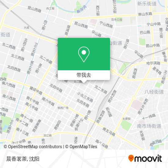 晨香茗茶地图