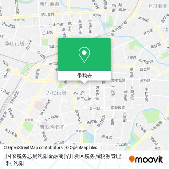国家税务总局沈阳金融商贸开发区税务局税源管理一科地图