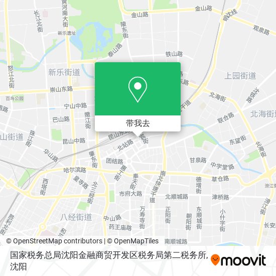 国家税务总局沈阳金融商贸开发区税务局第二税务所地图