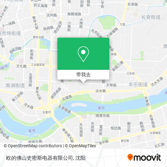 欧的佛山史密斯电器有限公司地图