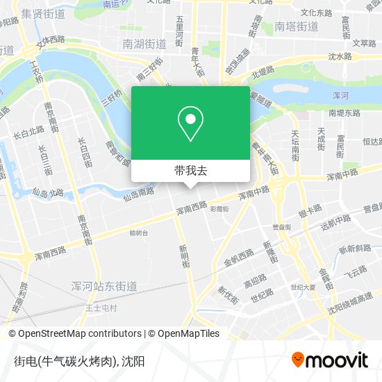 街电(牛气碳火烤肉)地图