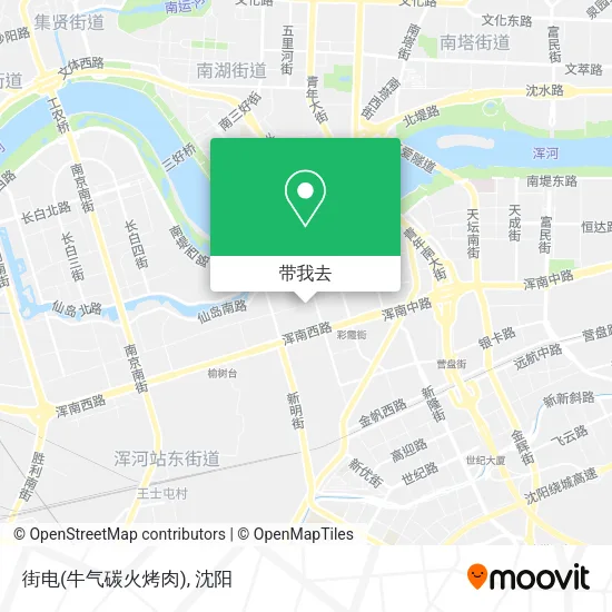 街电(牛气碳火烤肉)地图