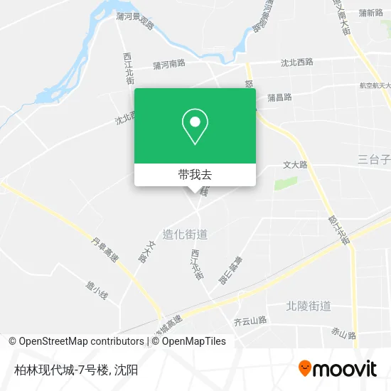 柏林现代城-7号楼地图