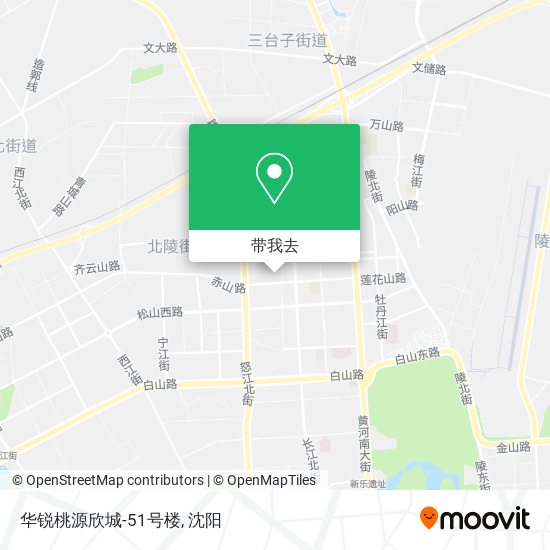 华锐桃源欣城-51号楼地图