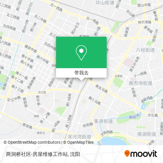 两洞桥社区-房屋维修工作站地图