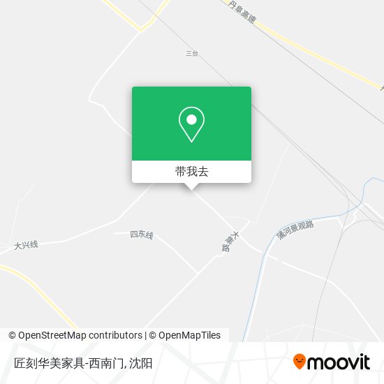 匠刻华美家具-西南门地图