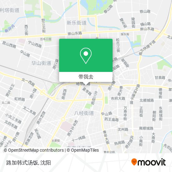 路加韩式汤饭地图