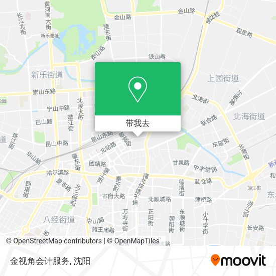金视角会计服务地图
