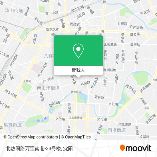 北热闹路万宝南巷-33号楼地图