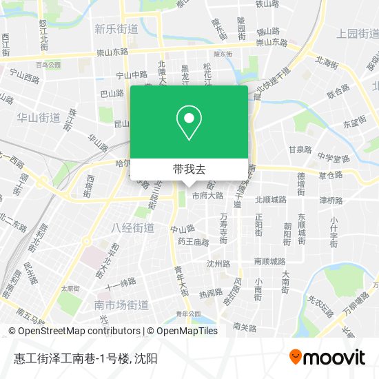 惠工街泽工南巷-1号楼地图