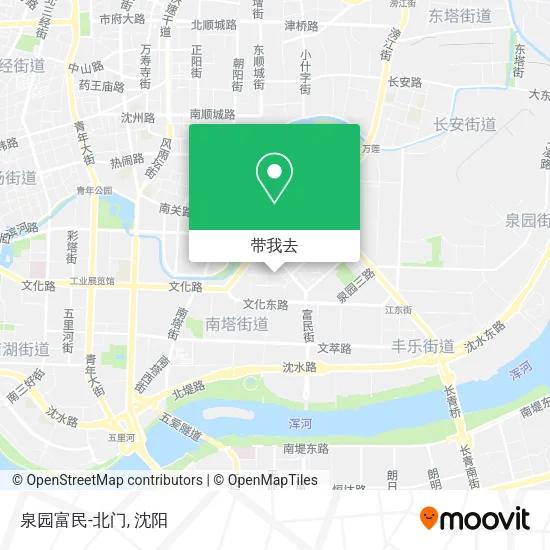 泉园富民-北门地图