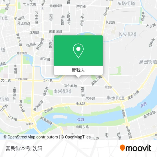 富民街22号地图